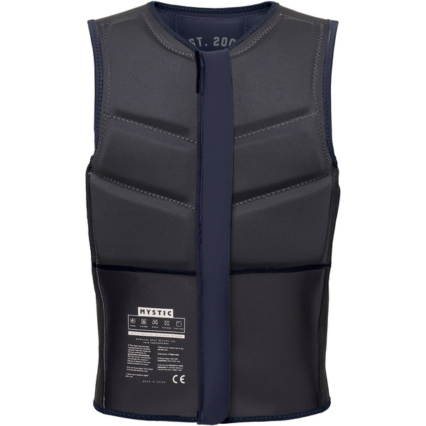2026 Mystic Mens Star Front Zip Kite Impact Vest 35005.230231 - Navy